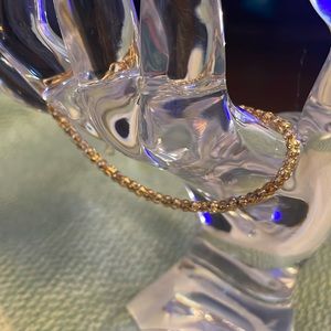 Rose gold tone bracelet